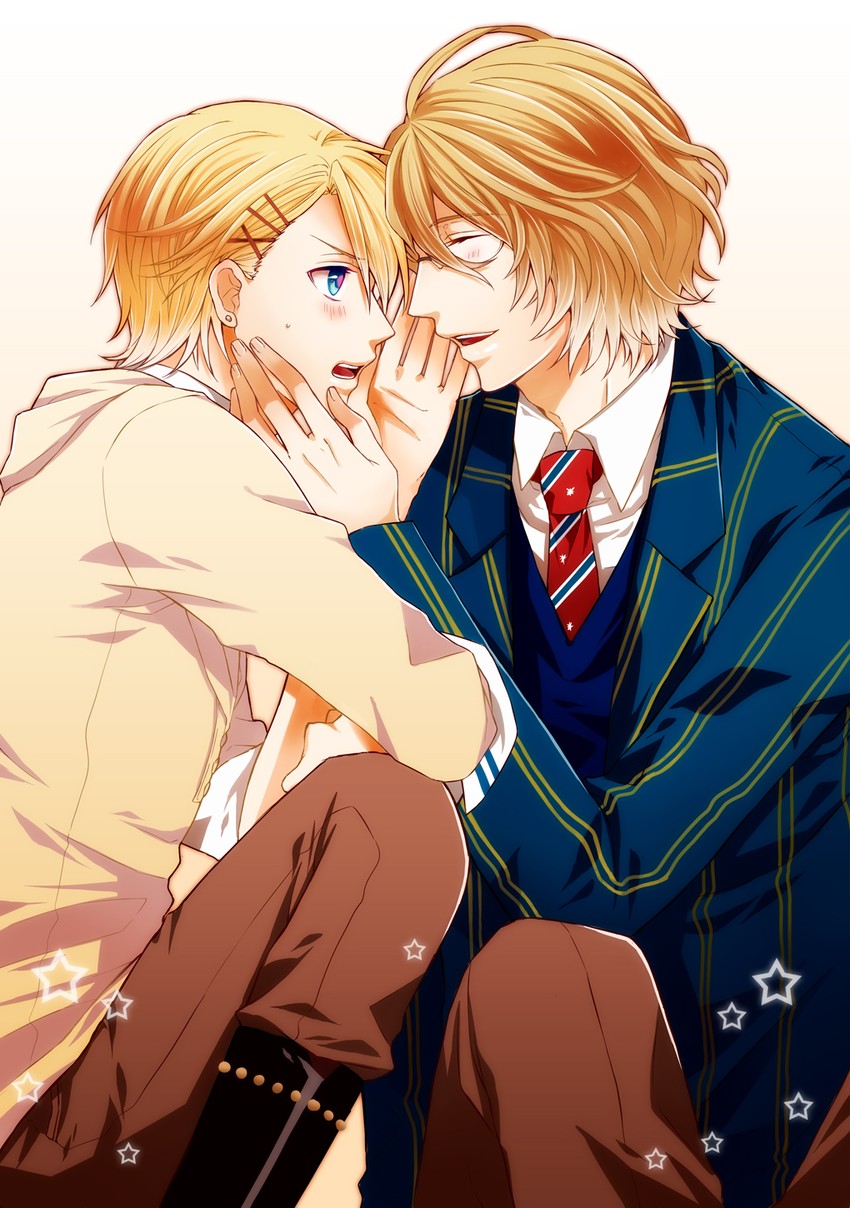kurusu shou and shinomiya natsuki (uta no prince-sama) drawn by ritsu6182