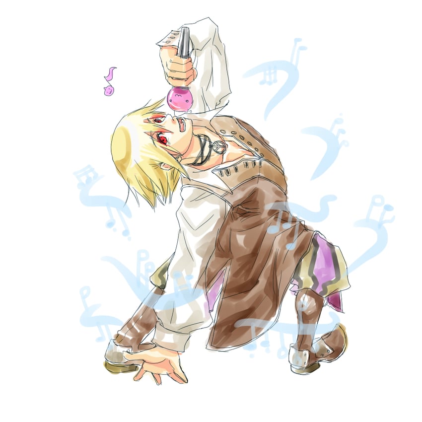 poring, clown, and alphoccio basil (ragnarok online) drawn by yukimushi