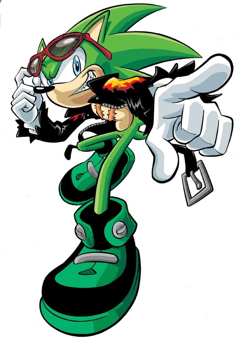 scourge the hedgehog (sonic and 1 more) drawn by tracy_yardley