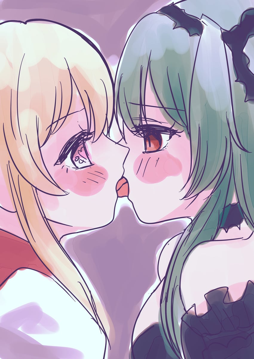 chaos marie and chaos aurora (grimms notes) drawn by otofu_omiso08