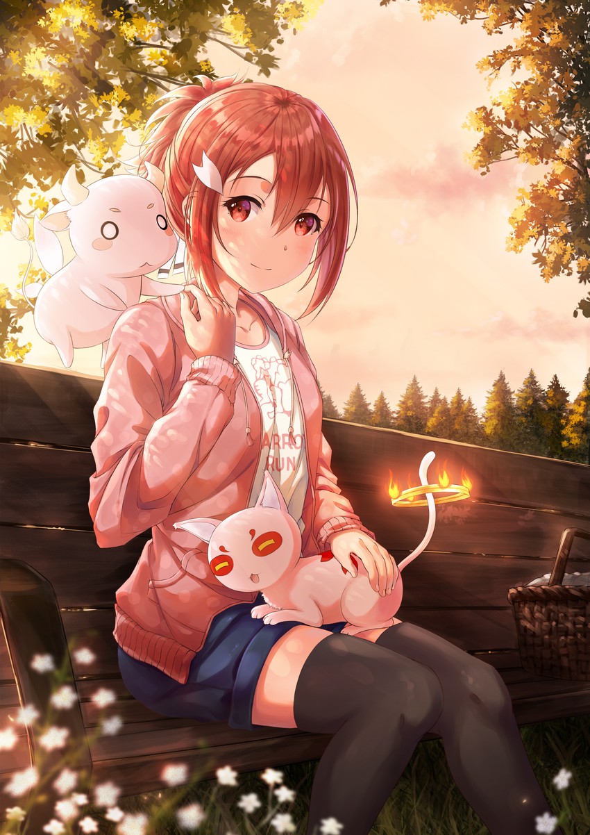 yuuki yuuna, gyuuki, and kasha (yuusha de aru and 1 more) drawn by itaro