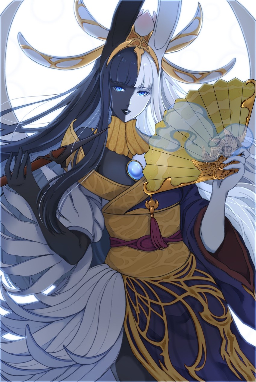 tsukuyomi (final fantasy and 1 more) drawn by lyra-kotto