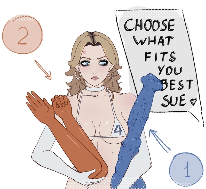 sue storm (marvel and 2 more) drawn by necweburda