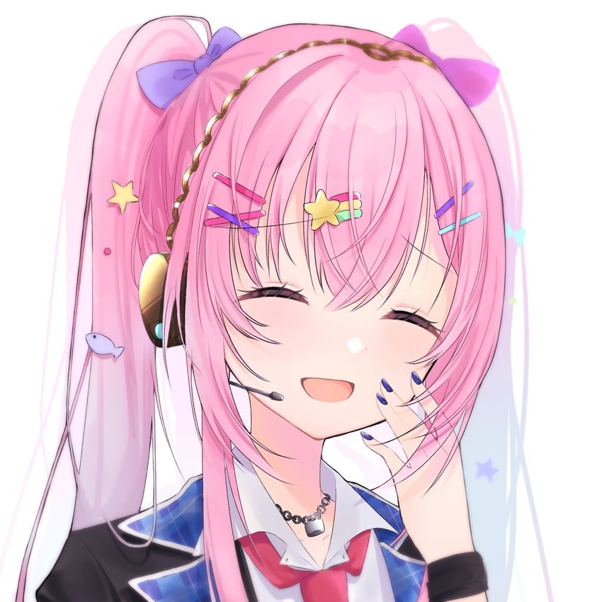 megurine luka and leo/need luka (vocaloid and 1 more) drawn by omugohan