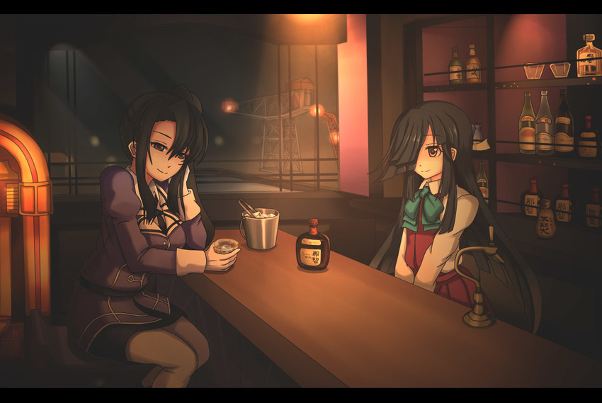 nachi and hayashimo (kantai collection) drawn by karuna_(madlax)