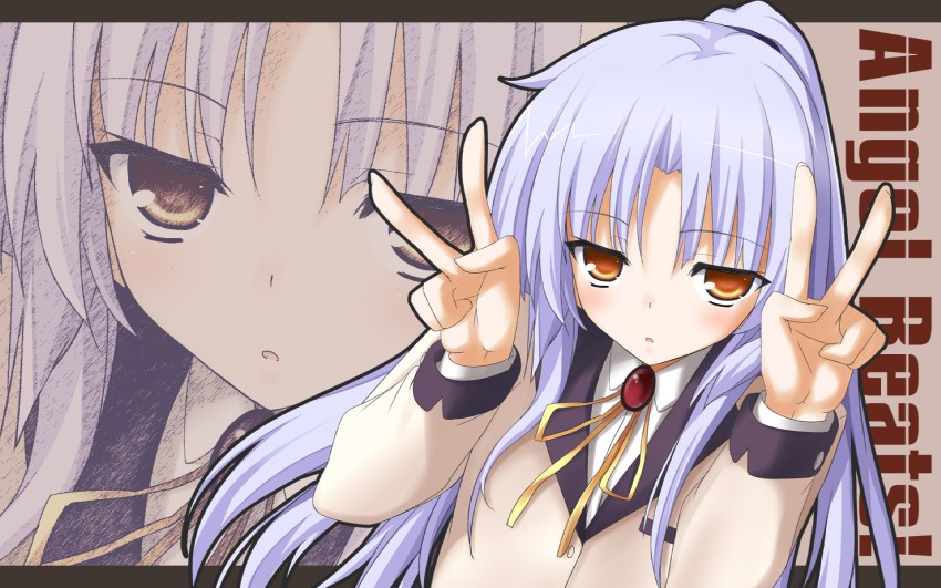 tachibana kanade (angel beats!) drawn by miyane_aki_(radical_dash)