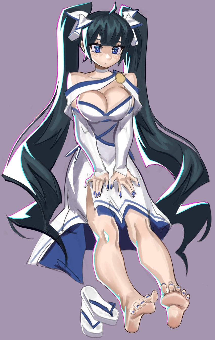 hestia (dungeon ni deai wo motomeru no wa machigatteiru darou ka) drawn by nezo