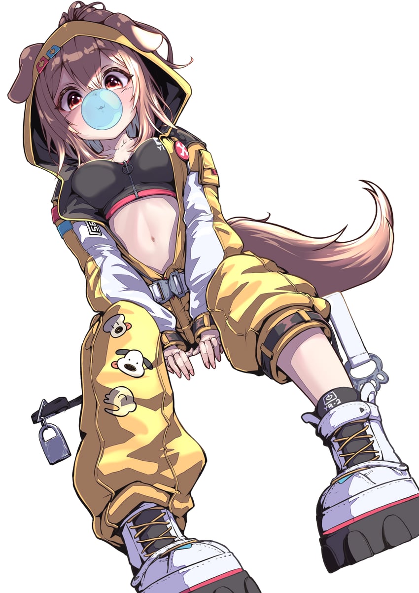 inugami korone, listener, hoso-inu, and futo-inu (hololive) drawn by syam_illust