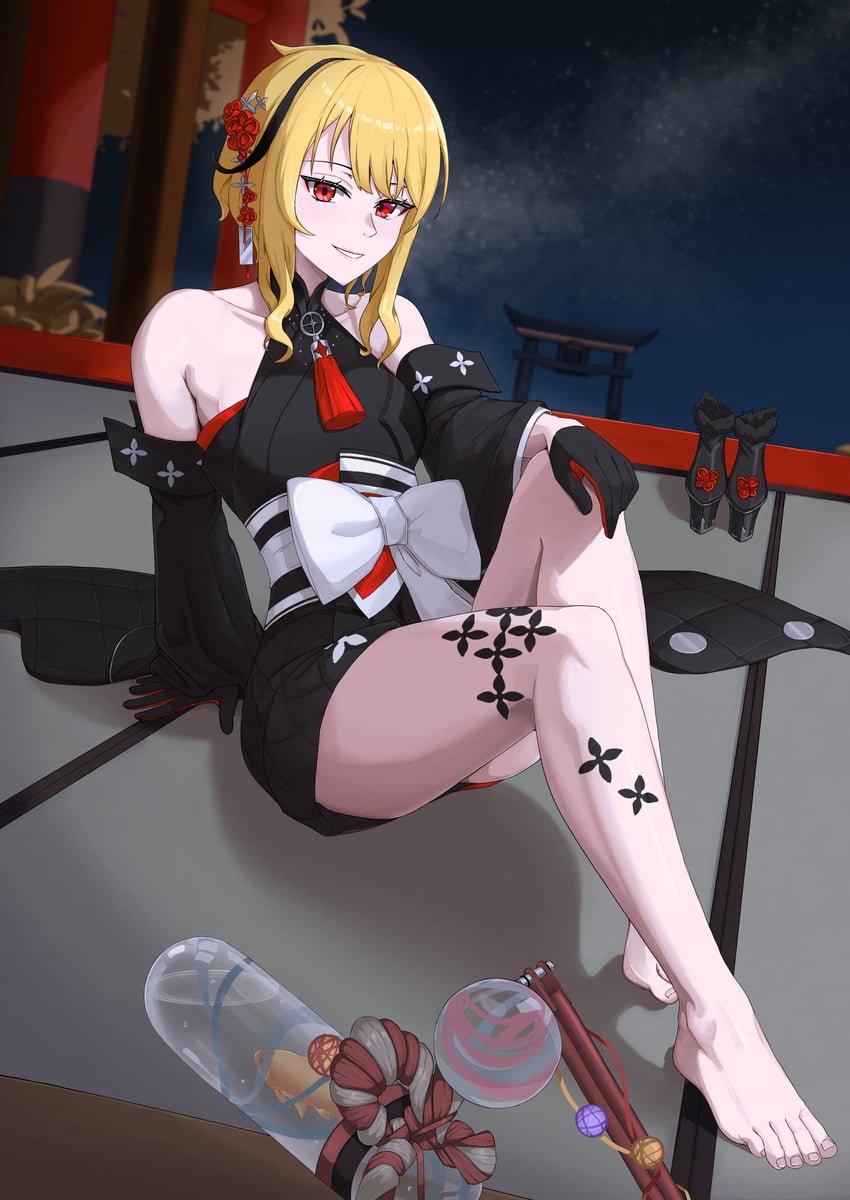 kaela kovalskia (hololive and 1 more) drawn by kuon_bb