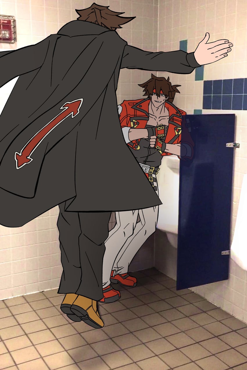 sol badguy and slayer (guilty gear and 1 more) drawn by immunzi