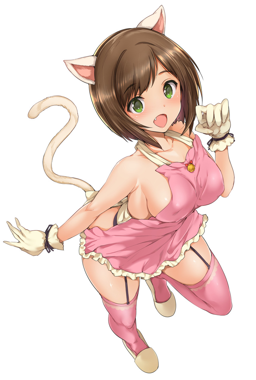 maekawa miku (idolmaster and 1 more) drawn by maruwa_tarou