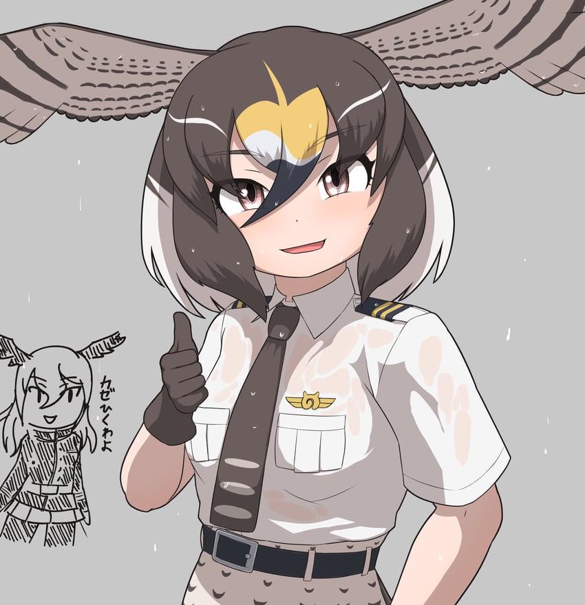 bald eagle and peregrine falcon (kemono friends) drawn by rest_in_muni