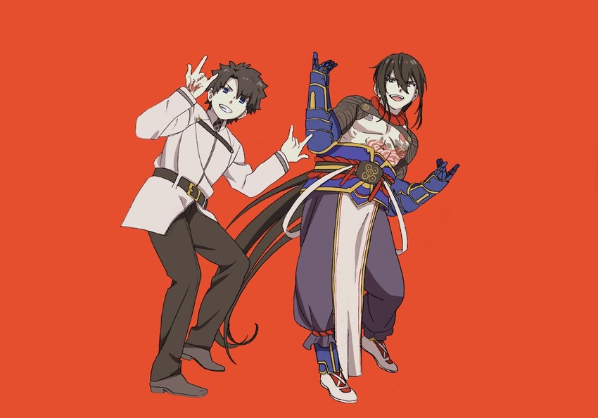 fujimaru ritsuka and yan qing (fate and 1 more) drawn by mi_(pic52pic)