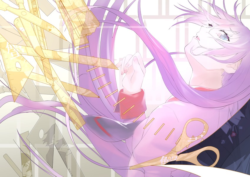senjougahara hitagi, araragi koyomi, and kaiki deishuu (monogatari and 1 more) drawn by an_skill