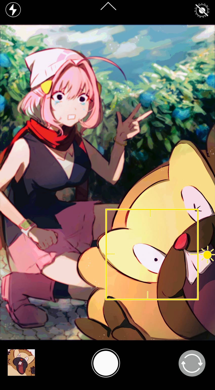 dawn, yumemi riamu, and bibarel (pokemon and 3 more) drawn by hamachamu
