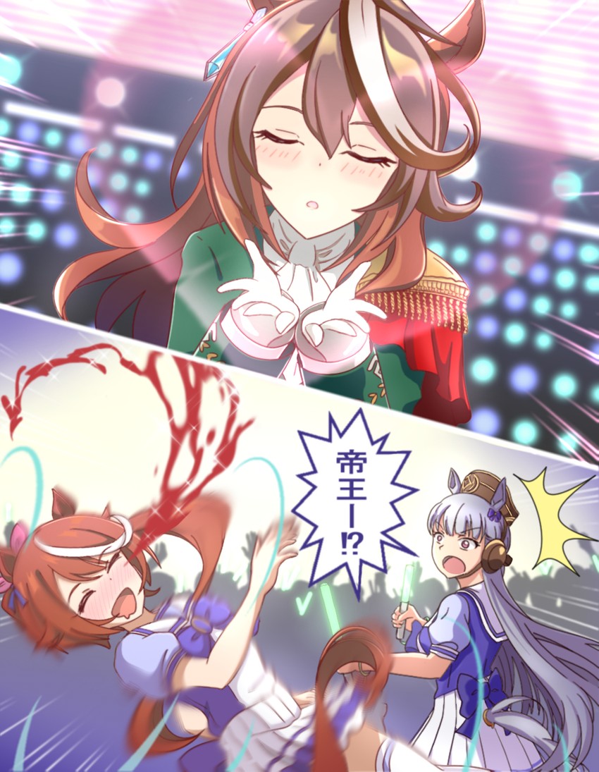 gold ship, tokai teio, and symboli rudolf (umamusume) drawn by nao_(rafaiel777)