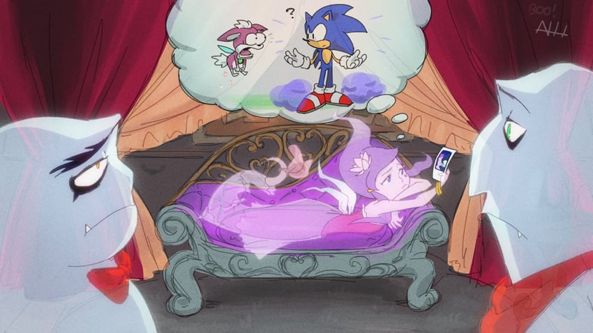 sonic the hedgehog, chip, raa, uh, and su (sonic and 2 more) drawn by virtanderson