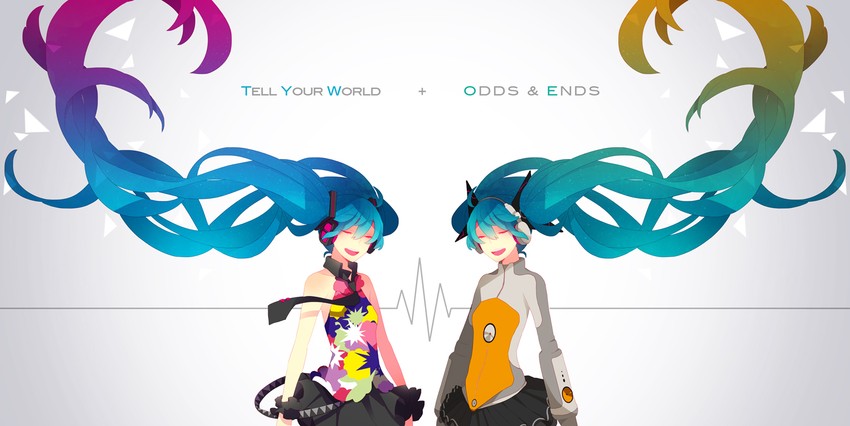 hatsune miku (vocaloid and 4 more) drawn by saine