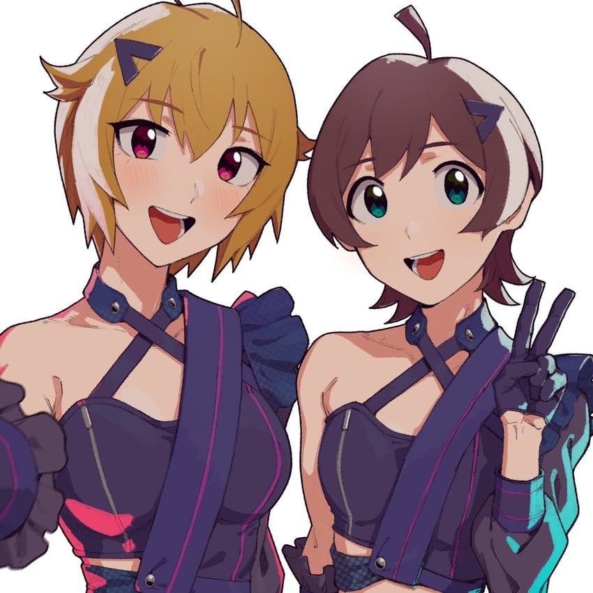 ibuki tsubasa and kinoshita hinata (idolmaster and 2 more) drawn by efwc