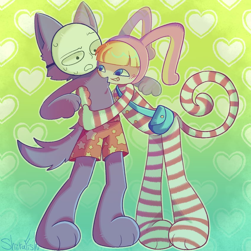 popee and kedamono (popee the performer) drawn by shiirafish