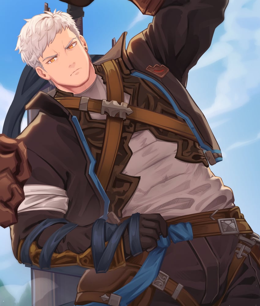 id (granblue fantasy and 1 more) drawn by kimakkun