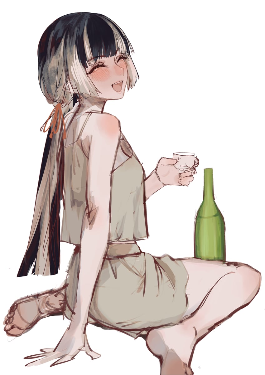 juufuutei raden (hololive and 1 more) drawn by murechika