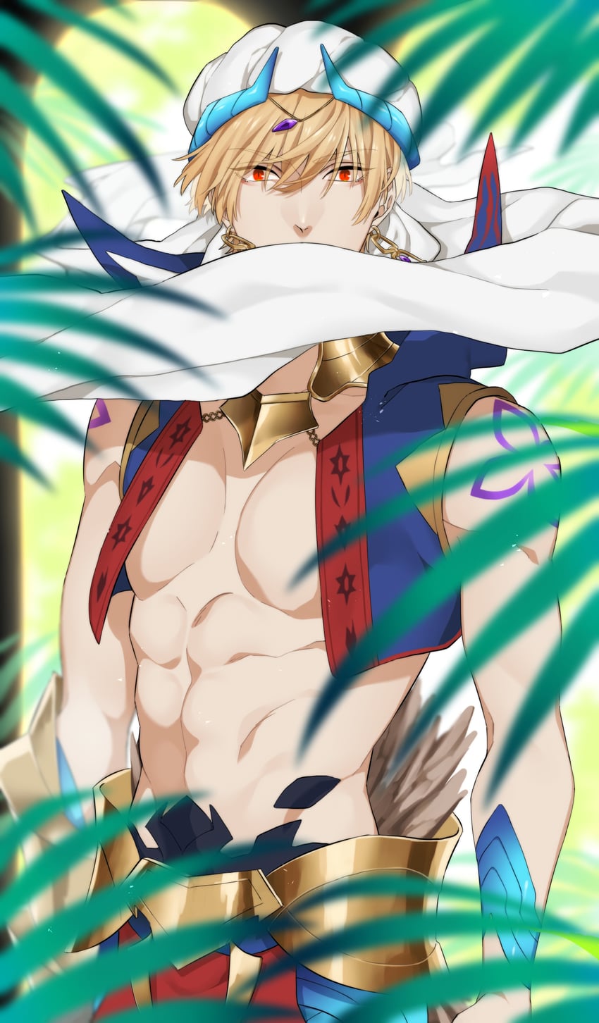 gilgamesh (fate and 1 more) drawn by yanase_seno