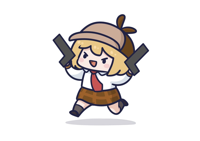 watson amelia and smol ame (hololive and 1 more) drawn by phdpigeon