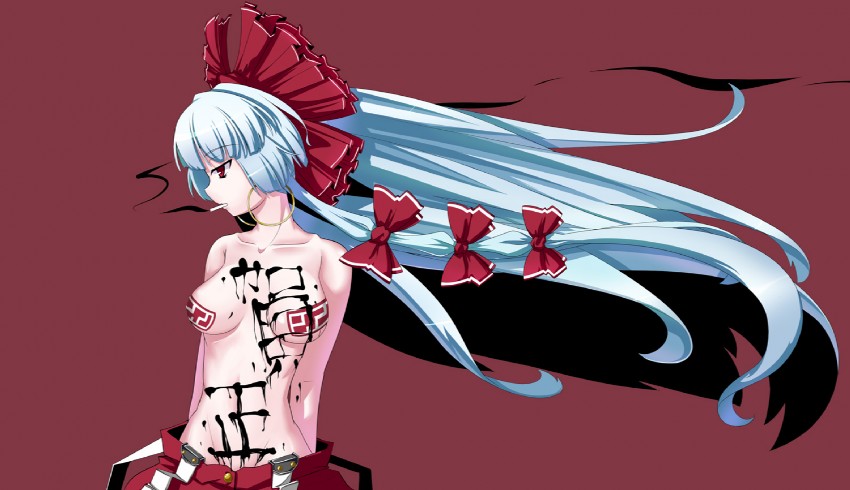 fujiwara no mokou (touhou) drawn by tama_(speedgrapher)