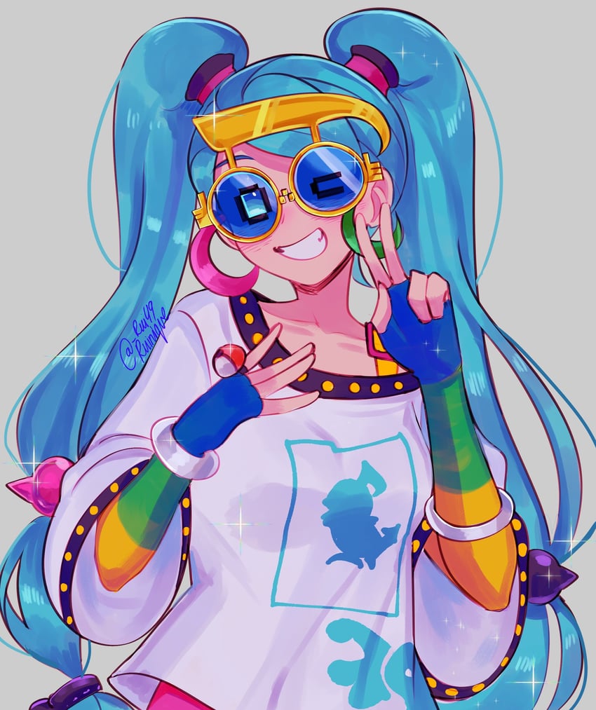 hatsune miku, chatot, and normal miku (pokemon and 2 more) drawn by ruilumen_(ruinique)