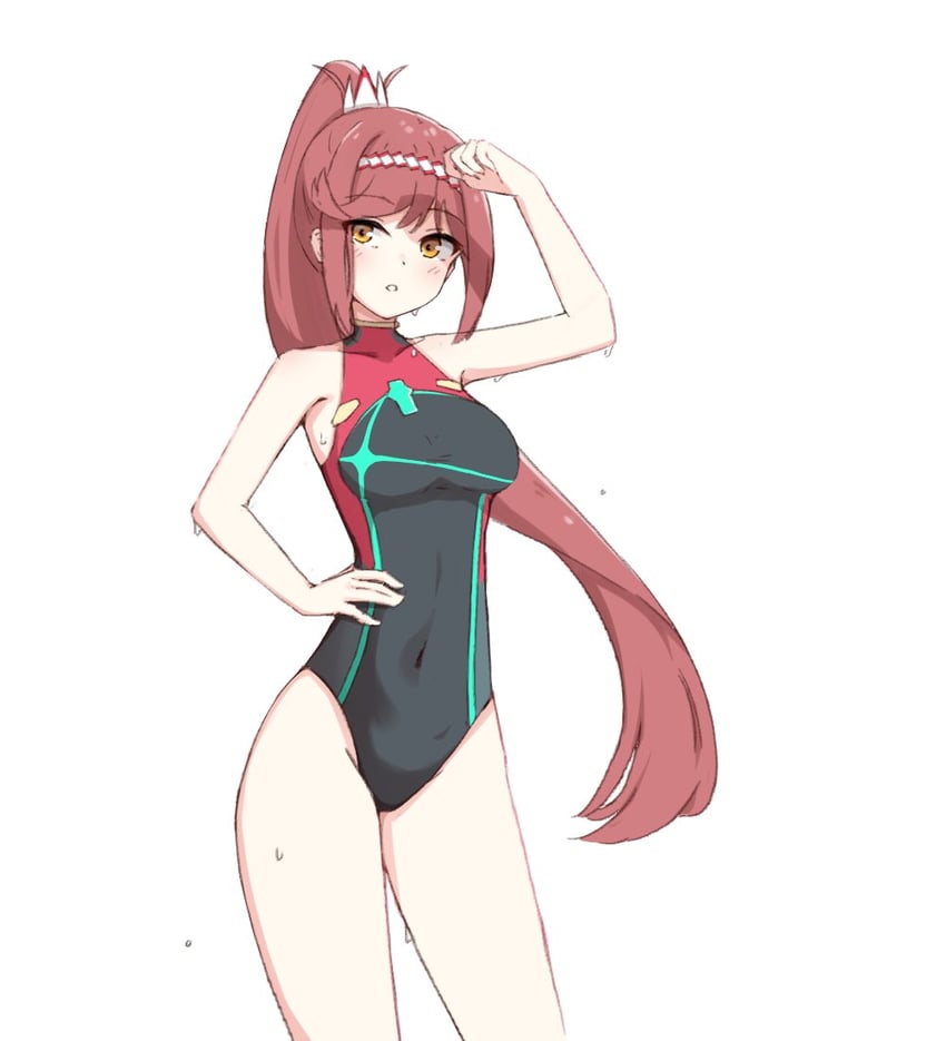 pyra and glimmer (xenoblade chronicles and 3 more) drawn by chirun0
