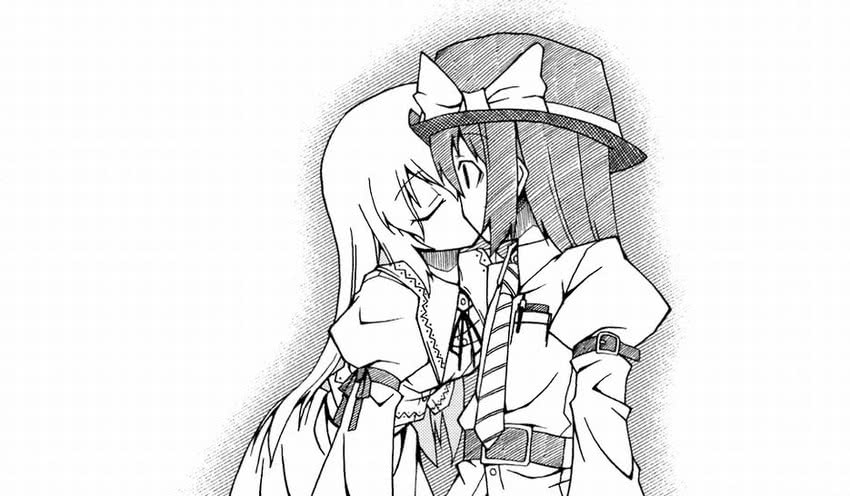usami renko and maribel hearn (touhou) drawn by akakage_red