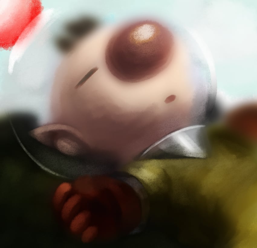 olimar (pikmin) drawn by iat-418