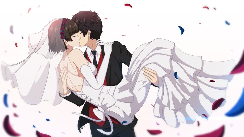 amamiya ren and niijima makoto (persona and 1 more) drawn by cheryl_anne