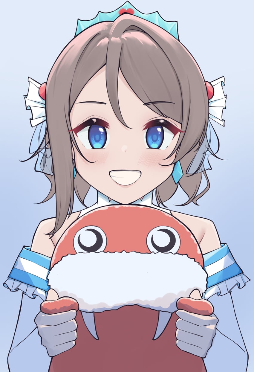 watanabe you and uchicchii (love live! and 1 more) drawn by junkou0906