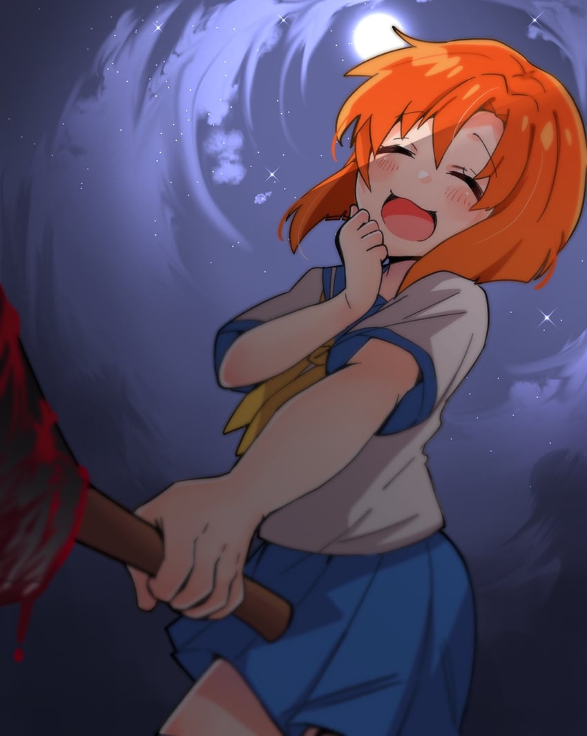 ryuuguu rena (higurashi no naku koro ni) drawn by yuruhuwa_0