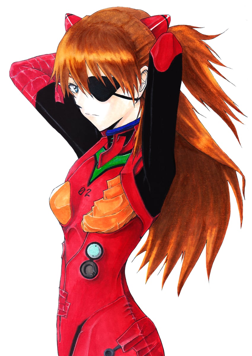 souryuu asuka langley (neon genesis evangelion and 2 more) drawn by huntyasutoki