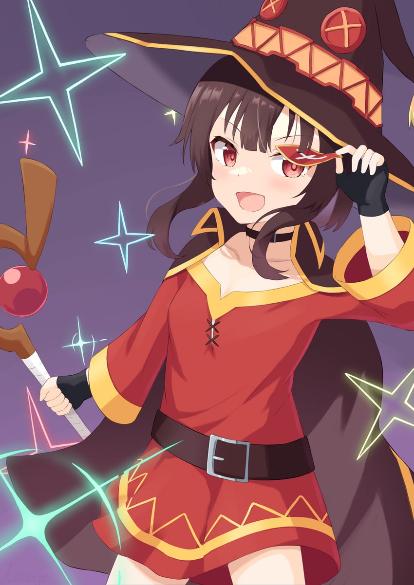 megumin (kono subarashii sekai ni shukufuku wo!) drawn by kisasage