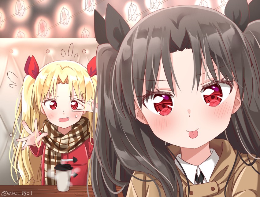 ereshkigal and ishtar (fate and 1 more) drawn by aro_1801