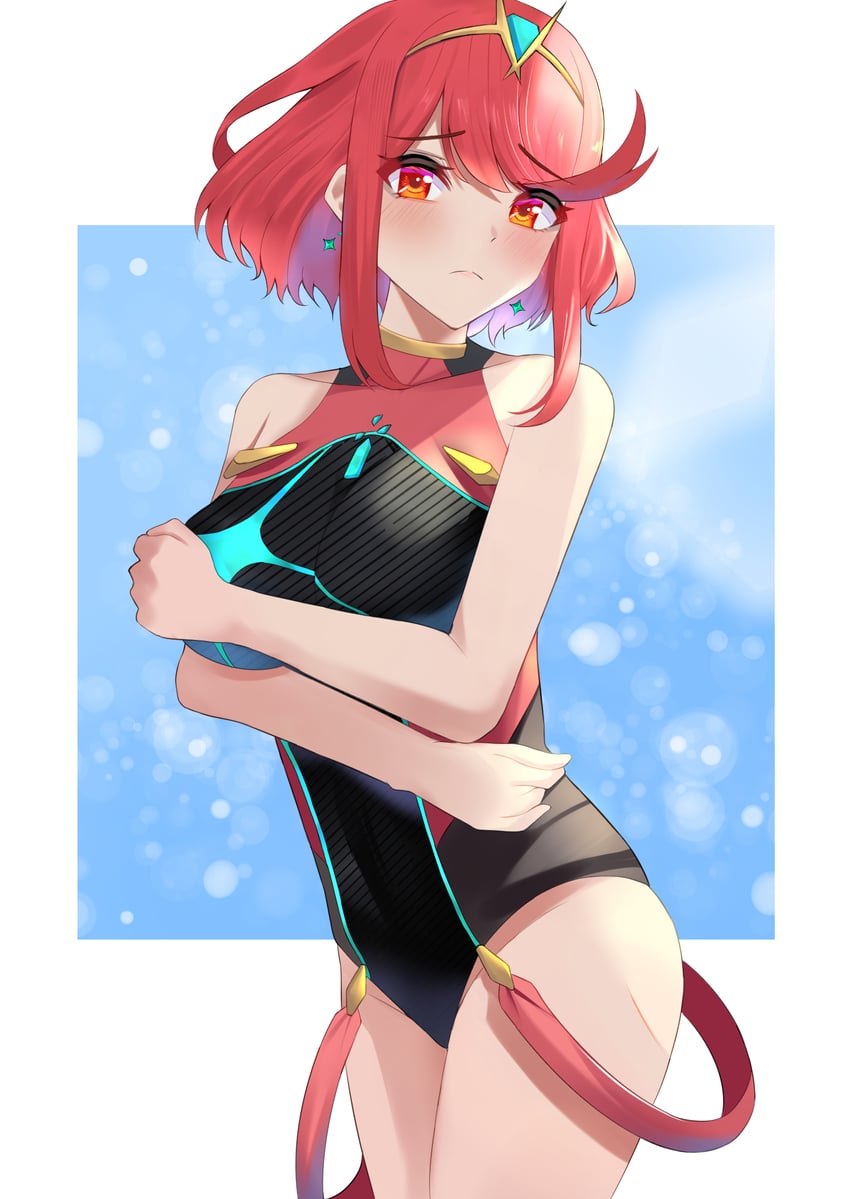 pyra (xenoblade chronicles and 1 more) drawn by kyaro_(wanu_14)