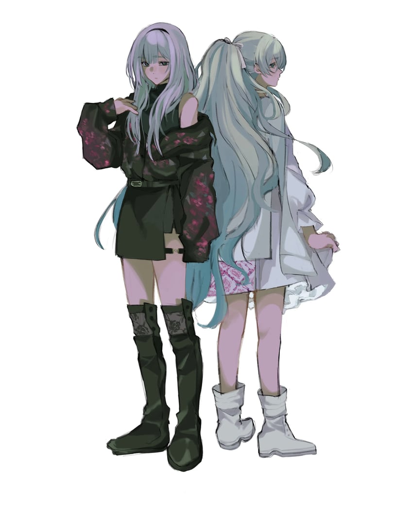 hatsune miku, yoisaki kanade, and 25-ji miku (vocaloid and 2 more) drawn by otsggn