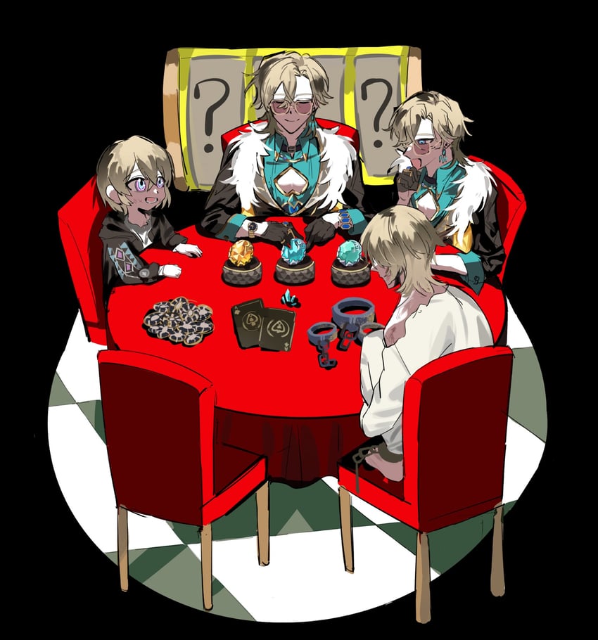 aventurine and kakavasha (honkai and 1 more) drawn by terra4111