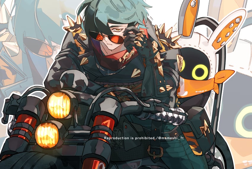 eous and lighter (zenless zone zero) drawn by macha@meshi