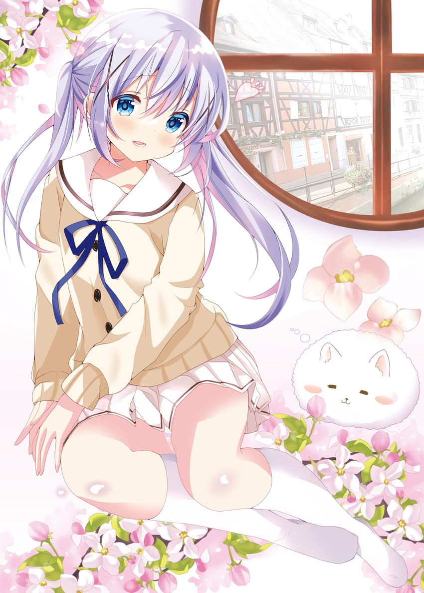 kafuu chino and tippy (gochuumon wa usagi desu ka?) drawn by kohakugin