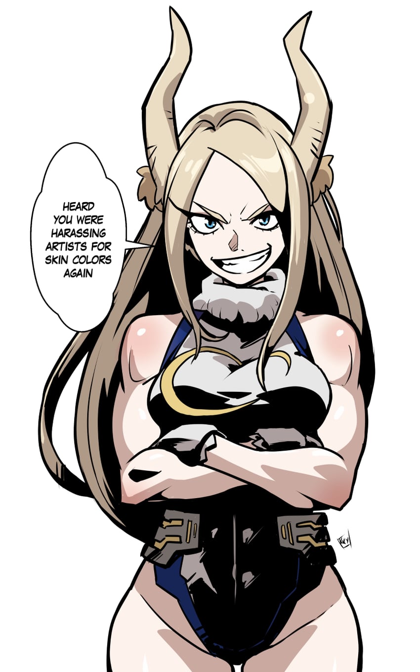 mirko (boku no hero academia) drawn by kukuruyo