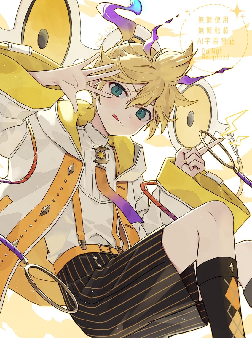 kagamine len and magical mirai len (vocaloid and 1 more) drawn by ctd_114