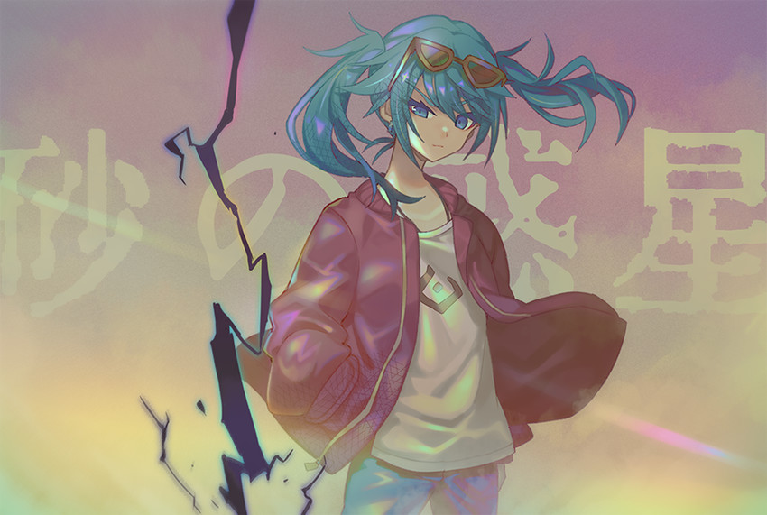 hatsune miku (vocaloid and 1 more) drawn by miwasiba