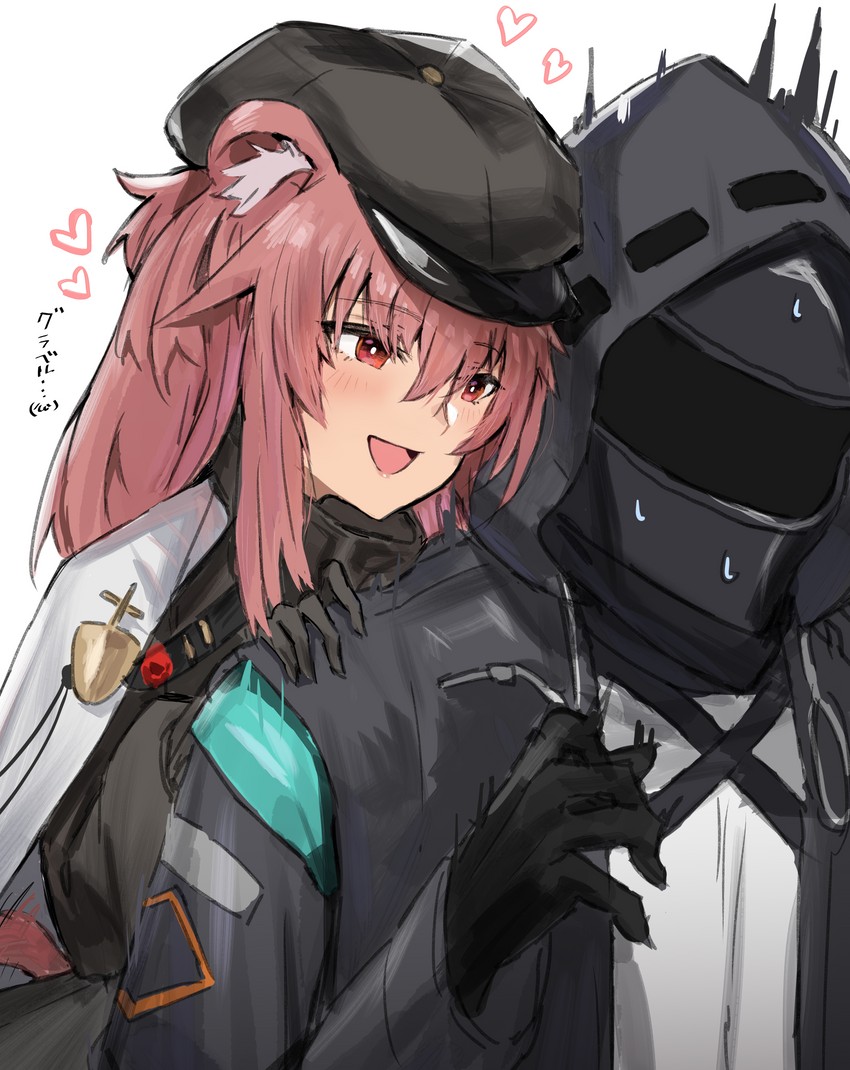 doctor and gravel (arknights) drawn by horn/wood