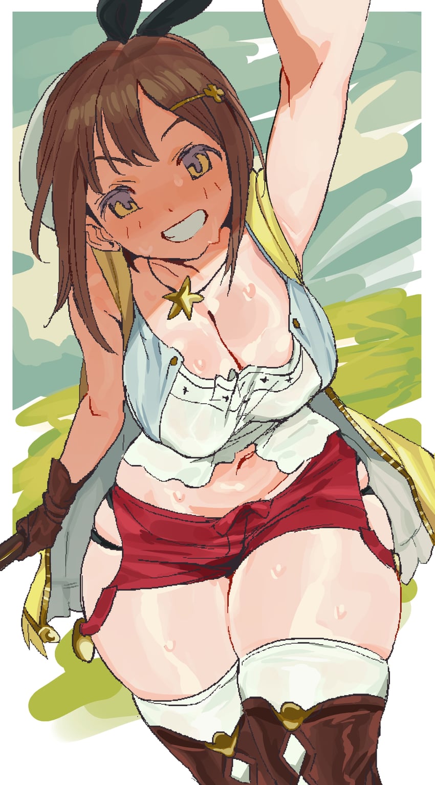 reisalin stout (atelier and 2 more) drawn by whoopsatro