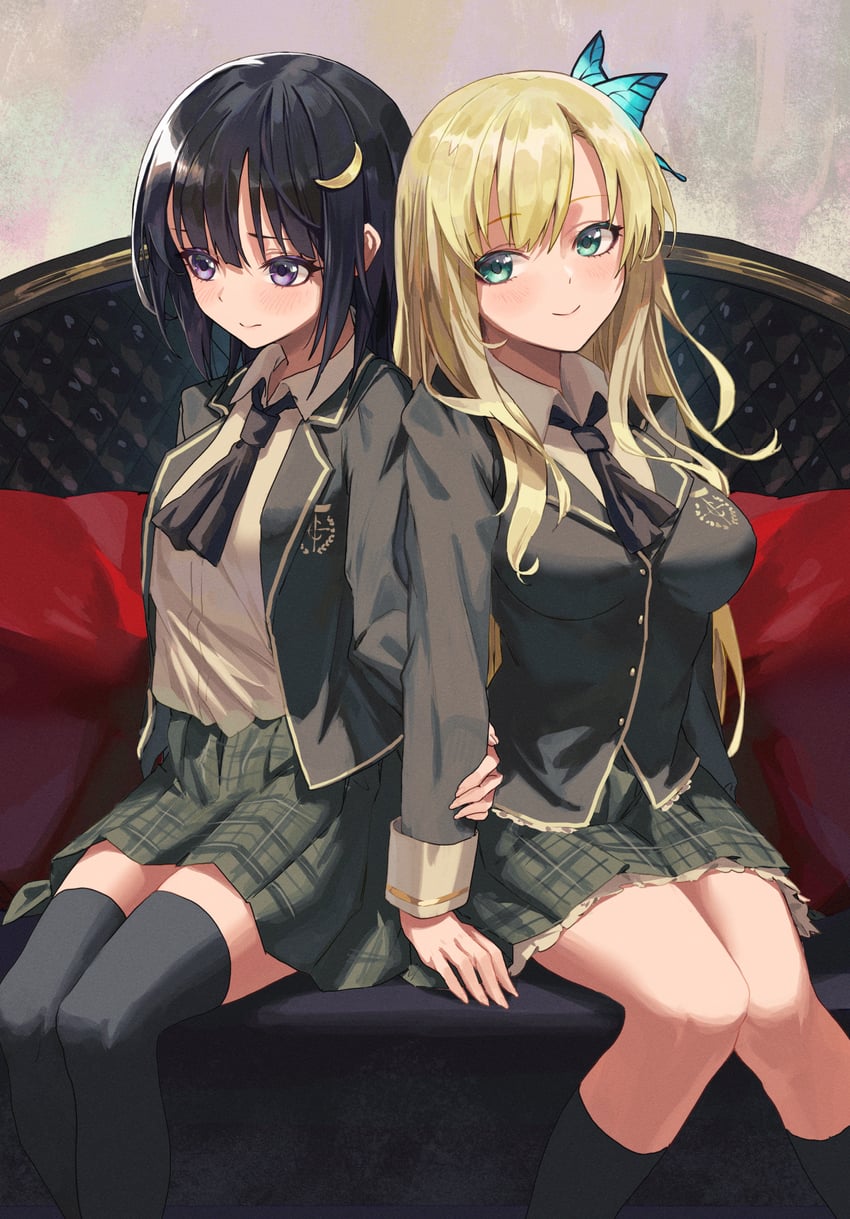 kashiwazaki sena and mikazuki yozora (boku wa tomodachi ga sukunai) drawn by sooon
